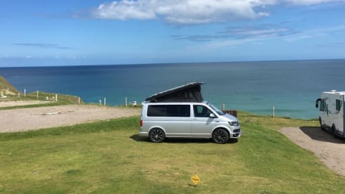 4 berth VW transporter campervan from 2016