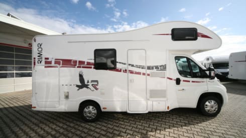 Recent Fiat Rimor Seal 7 6 Person Alcove 