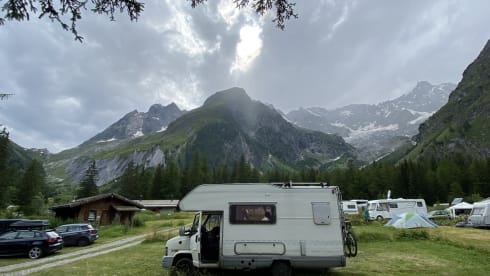 Nice Fiat Ducato Alcove camper from 1992
