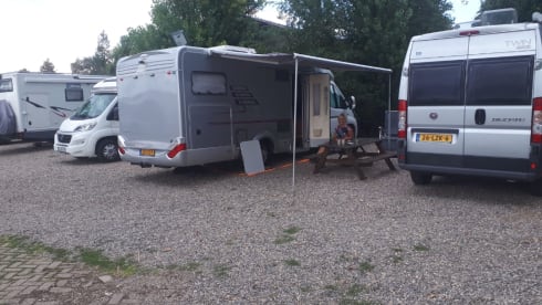 Ons gezellige huisje op wielen  – 3p Hymer semi-integrated from 2008
