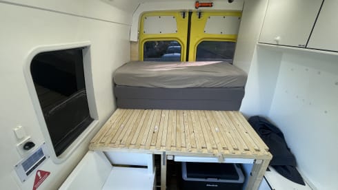 Camperlance – Cozy two-person self-built camper (old ambulance)