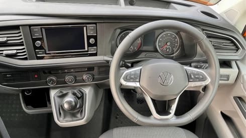 (VW004) 2023 VW T6 'Rebellion' Camper Van - sleeps 2 adults plus 2 children