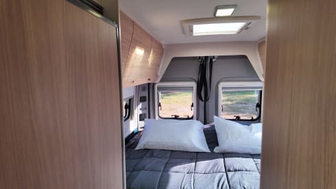 The KNAUS – Knaus-bus met 4 slaapplaatsen uit 2016