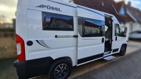 WoMoFürDich – PÖSSL CAMPER PRIVATE FROM MAINZ – 85 €/DAY – AUG/SEPT FREE