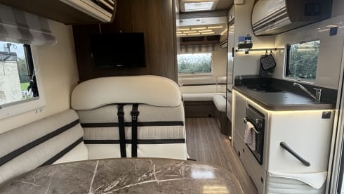 Adventure – 4 berth Roller Team semi-integrated from 2024