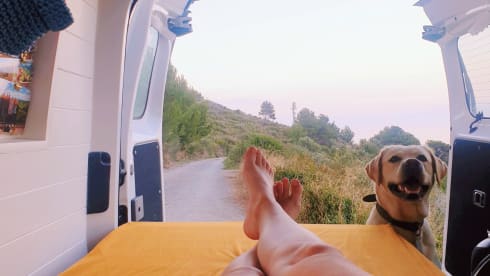 2-seater Nissan campervan from 2017