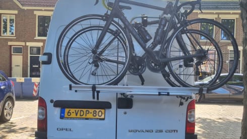 Off-grid self-built camper van