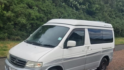 4 berth Mazda campervan - perfect size for Scottish roads 