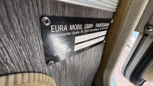 Euramobil sport 2.8idtd 122pk (evt met dakairco) – 4p Fiat alcove uit 1998