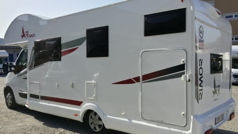 Spacious premium motorhome