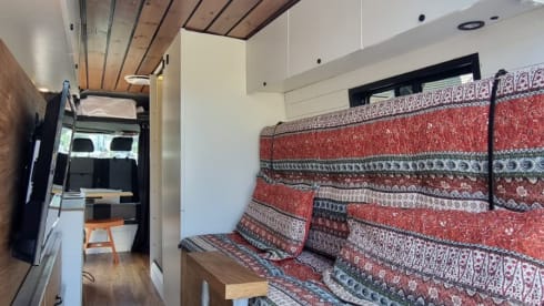 Zeb – Grand hôtel mobile, près de Gatwick, avec WC et douche. Chambre d'hôtel sur roues.