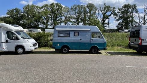 Blauwe Kiwi (VW LT28) – Rent a Volkswagen LT classic retro camper for unprecedented adventures!