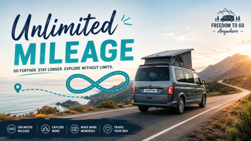 Dora the Explorer – VW Transporter Campervan | Slaapplaatsen voor 4 personen | Avontuurlijke camper met hefdak