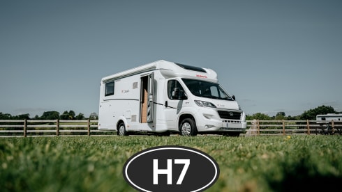 H7 – Fiat Dethleffs Just 90 Ideal family van or 2 couples