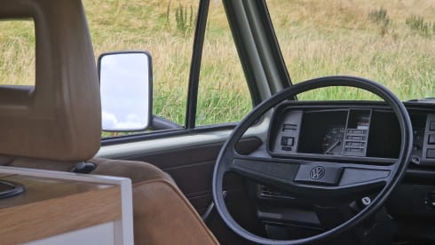 Restored Volkswagen T3 campervan from 1987