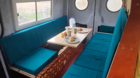 On an adventure with our spacious 2-6p camper van (converted VW Crafter)