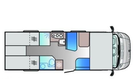 FreeLiving – AUTOMATIC with level system, extra long beds. ALSO WINTER