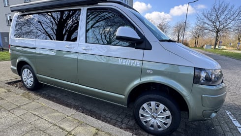 Ventje_CamperBuddy 2 – Ventje_Camper-Luxe VW T5 automatico - 5 posti con cintura di sicurezza 