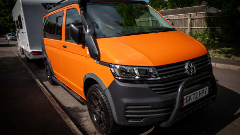(VW004) 2023 VW T6 'Rebellion' Camper Van - sleeps 2 adults plus 2 children
