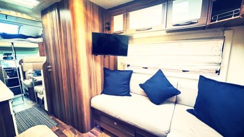 ‘Tay’ – Fiat Rollerteam 746 à 6 couchages, spacieux et confortable sur la route.