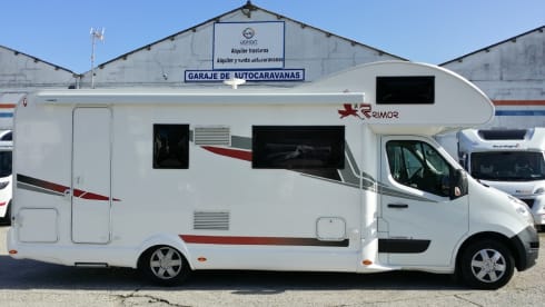 Spacious premium motorhome