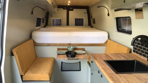 Extra spacious and luxurious Mercedes Sprinter camper van