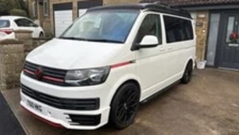 4 berth Volkswagen T6 campervan from 2017