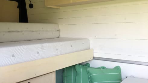 Off-grid campervan