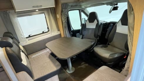 Ernie – 4 berth Sunlight T68 with end bedroom insurance included 