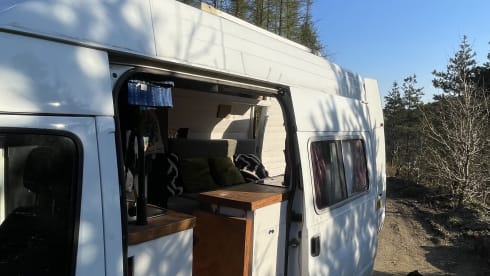 Evangeline – Beautifully crafted OFF-GRID 2 person camper.