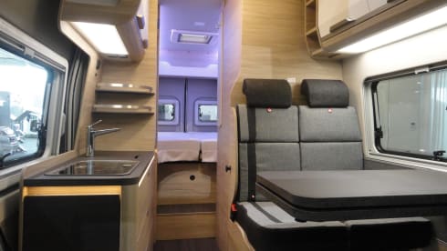 The spacious Columbus Knaus Freeway Boxstar