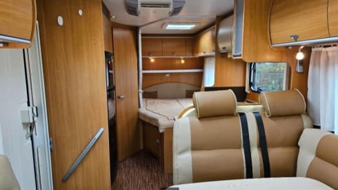 4p Bürstner integral camper from 2009