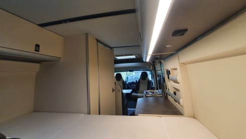 Westfalia Luxury Adventure Bus Camper with Bus Biker