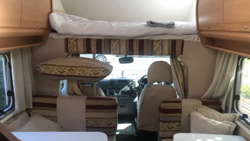 Big Bertha – Sea Newlife, Edinburgh (Fiat Ducato) sleeps upto 7, 5 is super comfortable