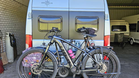 Westfalia Luxury Adventure Bus Camper with Bus Biker