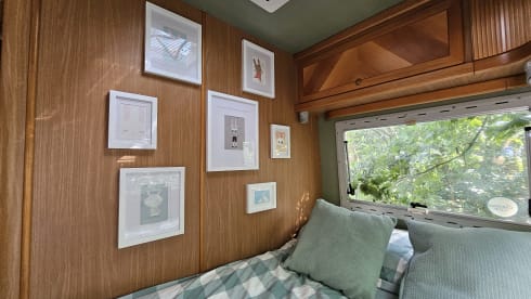 Compact integral camper with 4 berths - available from 3-8