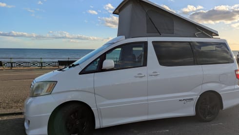 Alph – Cute Campervan 3 berth Toyota Alphard Auto