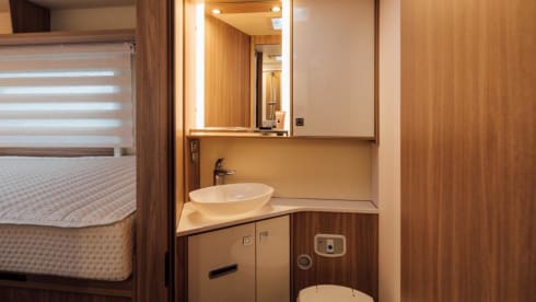4p Bürstner luxury semi-integrated camper from 2021