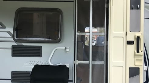 2 person Hymer with length beds