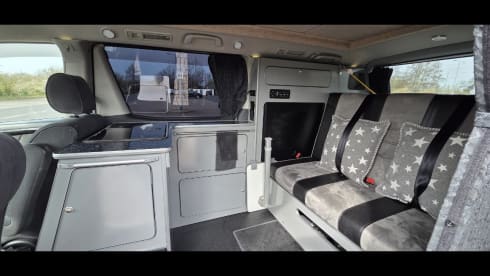 Reg  – 4 berth Toyota Alphard campervan 