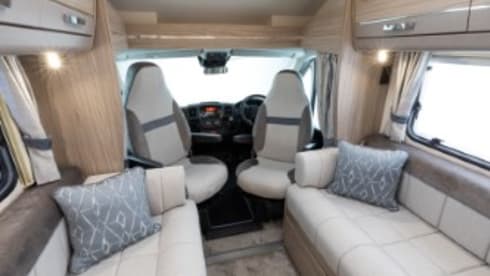 Ted – Elddis Autoquest 150. 2023 Luxury 4 berth motorhome. Known as ''Ted''.
