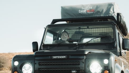 Waffle – Land Rover Dachaufbau mit 2 Schlafplätzen, Baujahr 2000