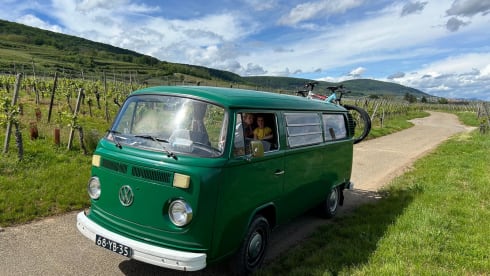 3-seater Volkswagen campervan from 1973