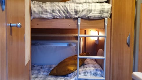 Frankie G – Frankie is our beautiful & flexible 6 berth Motorhome.