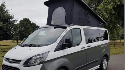 Tommy – 4 berth Ford Transit Custom pop top  campervan 