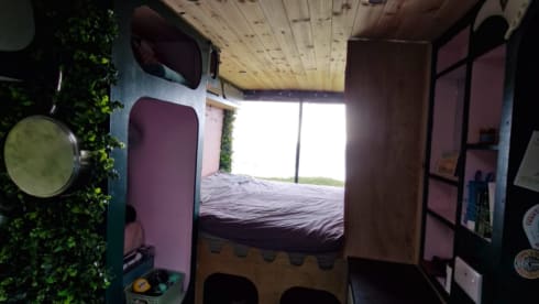Lofty  – Camper available from Oxford or Glastonbury 