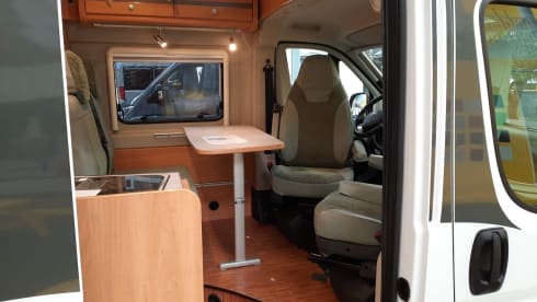 Pössl Bus Camper (2021) with lifting roof