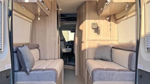 Betty Ruth – Elddis 4 berth Automatic Campervan 2024 With Double Bed Pop Top
