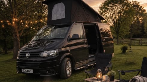 4 berth Volkswagen campervan