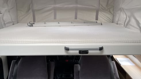 13/21 – Luxurious, complete camper with length beds and a pull-down bed!